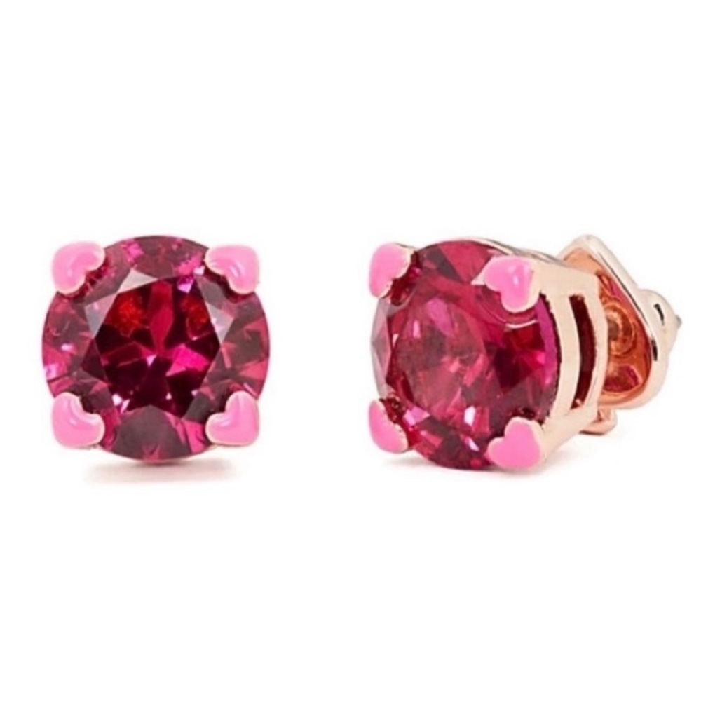 $58 Kate Spade Heartful Prong Stud Earrings in  multi color